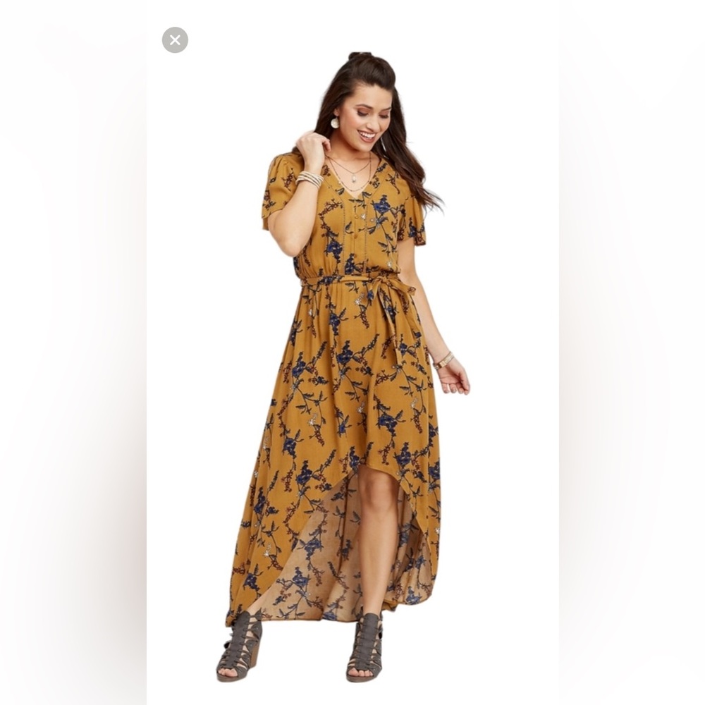 Maurice’s Split Sleeve High Low Dress